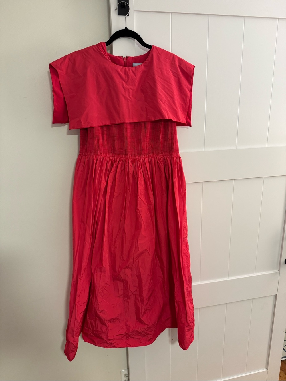ANTONIO MELANI Bright Pink Overlay Bodice Dress